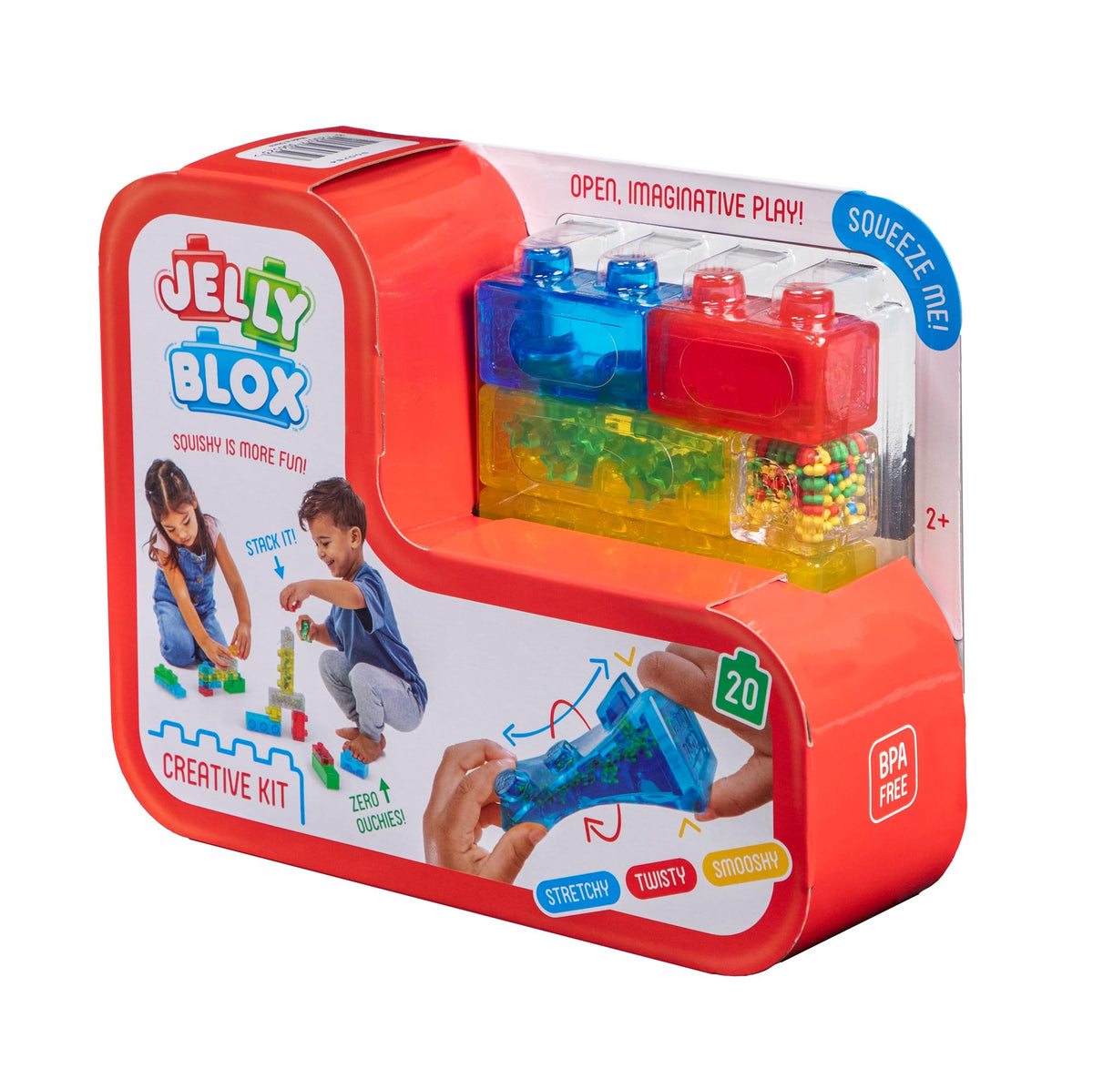 Jelly Blox Creative Kit | Includes 20 Blocks | Toddler & Preschool