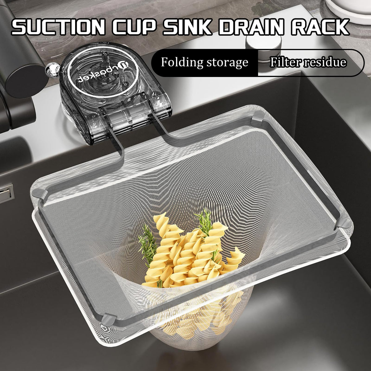 Sink Strainer Basket for kitchen,with Replaceable Filter Mesh Bag