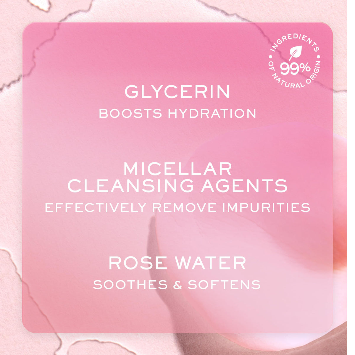 NUXE Micellar Water for Sensitive Skin with Rose Water Extract, 6.7 Fl Oz