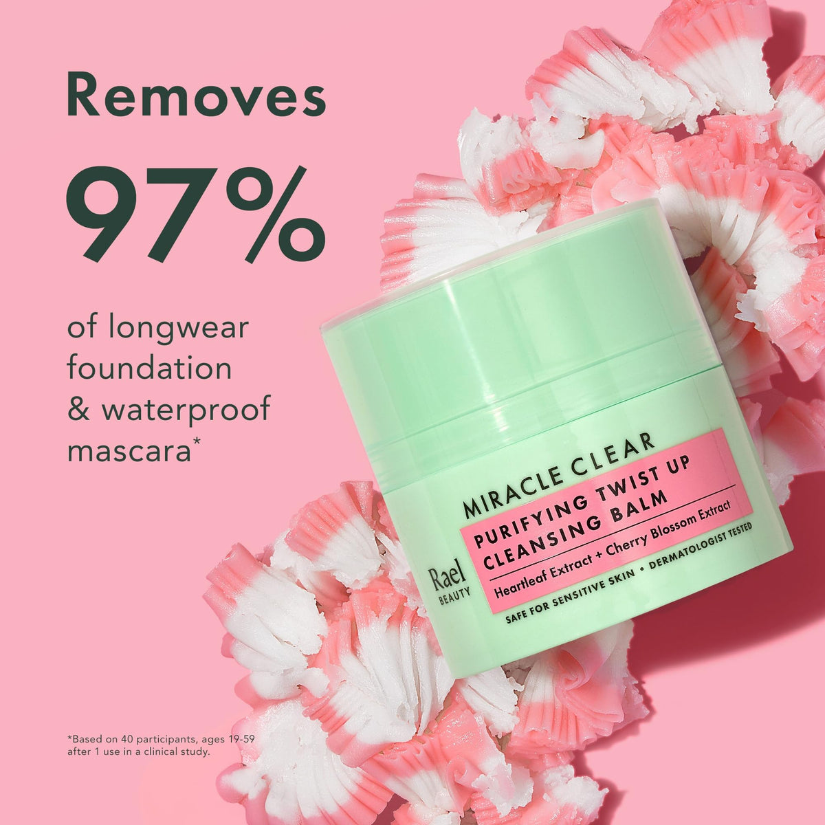 Rael Miracle Clear Facial Cleanser Face Wash (Cleansing Balm, 1.69 oz)
