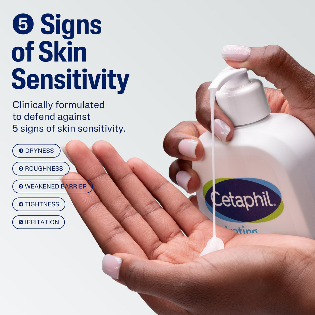 Cetaphil Cream to Foam Face Wash, Sensitive Skin Cleanser, 16oz