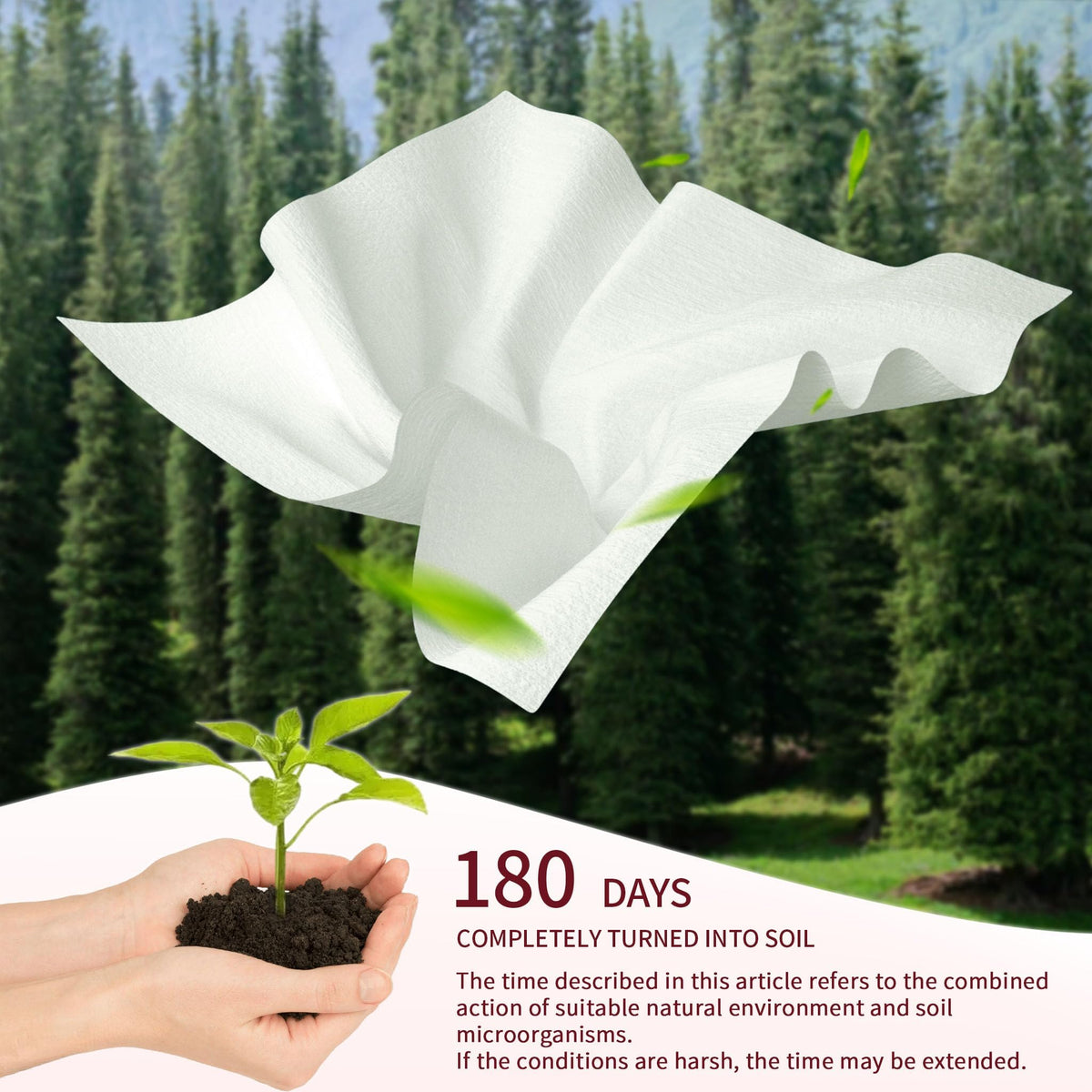 Disposable Face Towels for All Skin, 800 Count (Pack of 10)