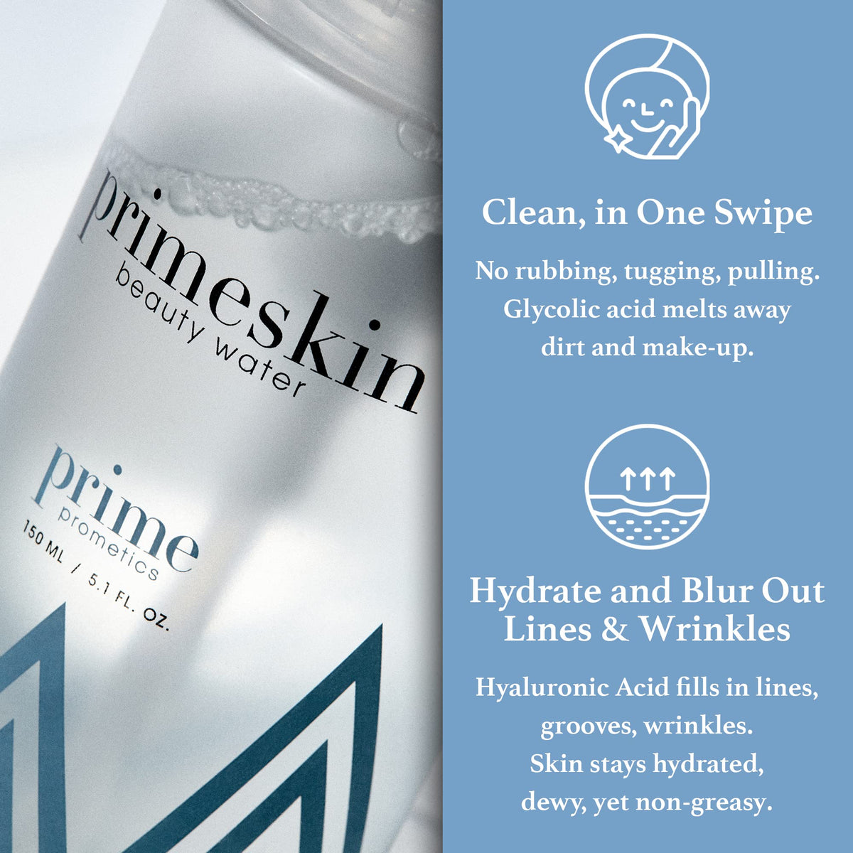PRIME PROMETICS PrimeSkin Beauty Water Make-Up Remover for Mature Women