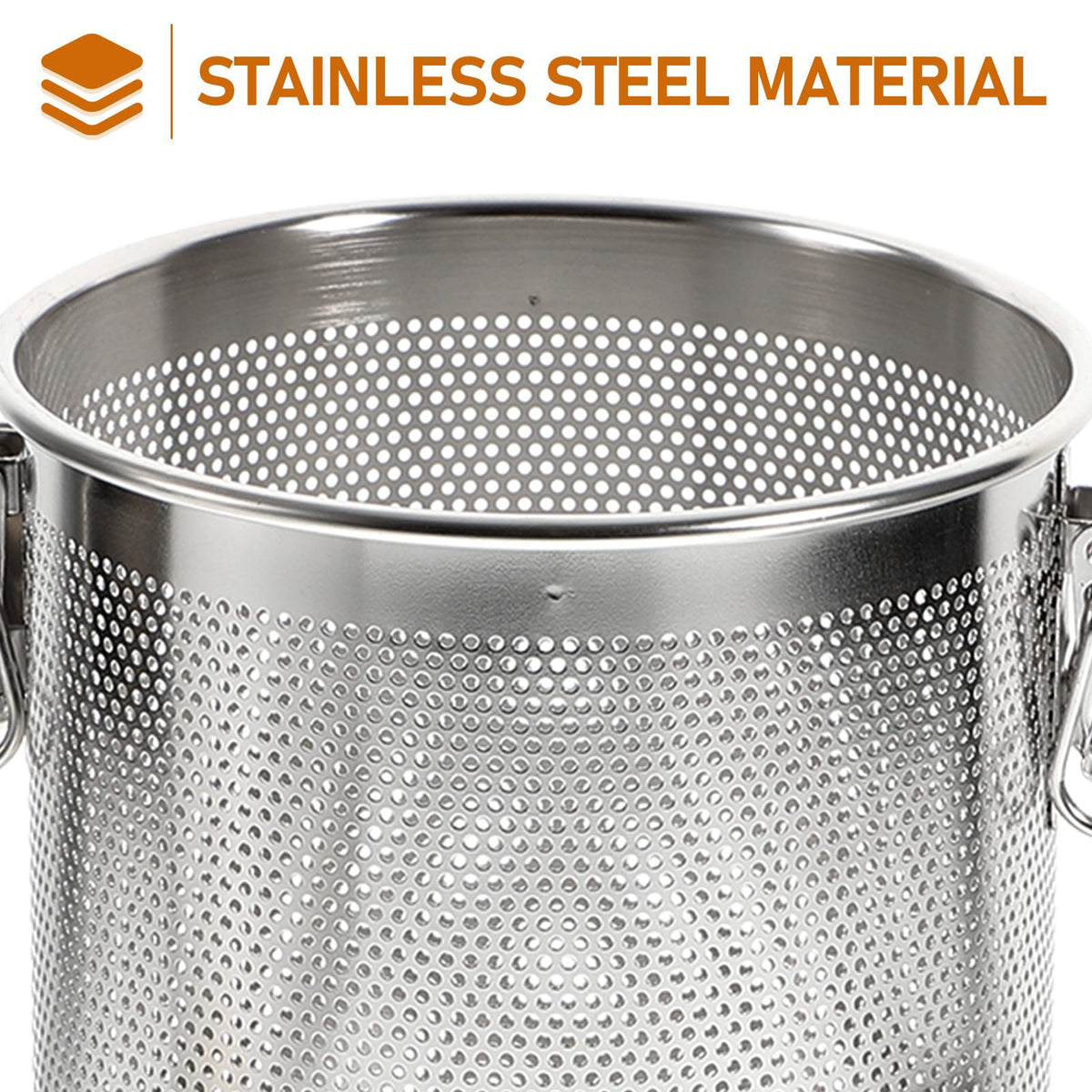 Yardwe Spice Infuser Basket, 6.29 x 5.51 x 5.51 Inch, Stainless Steel Mesh
