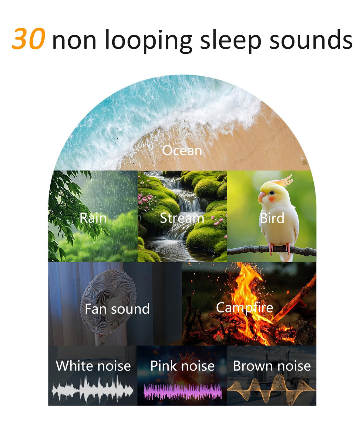 Sunrise Alarm Clock with Sound Machine, Gentle Wake Up Light for Bedroom