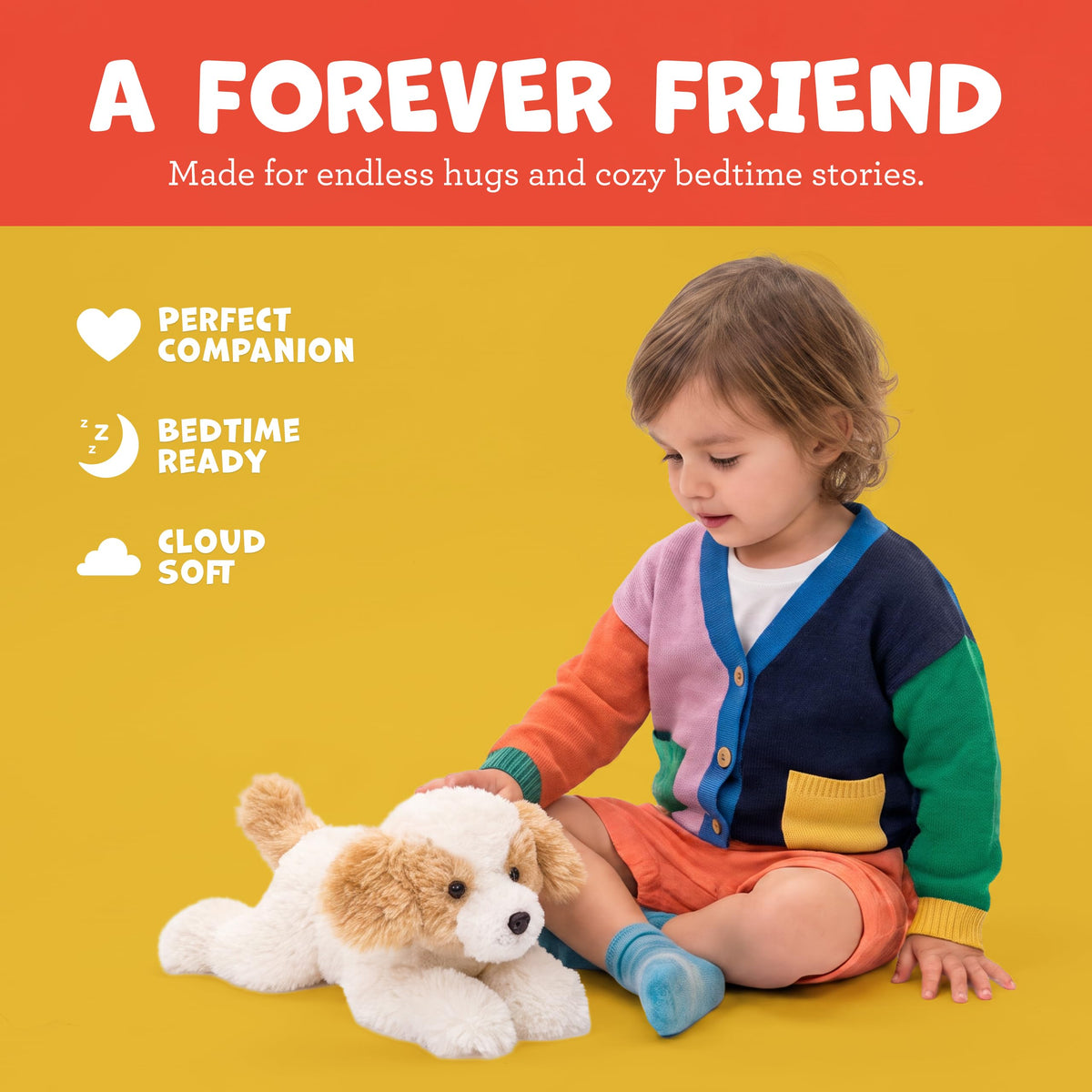 FAO Schwarz 22" Adopt-A-Pets Cavachon Plush Puppy Dog, Kids Stuffed Animal
