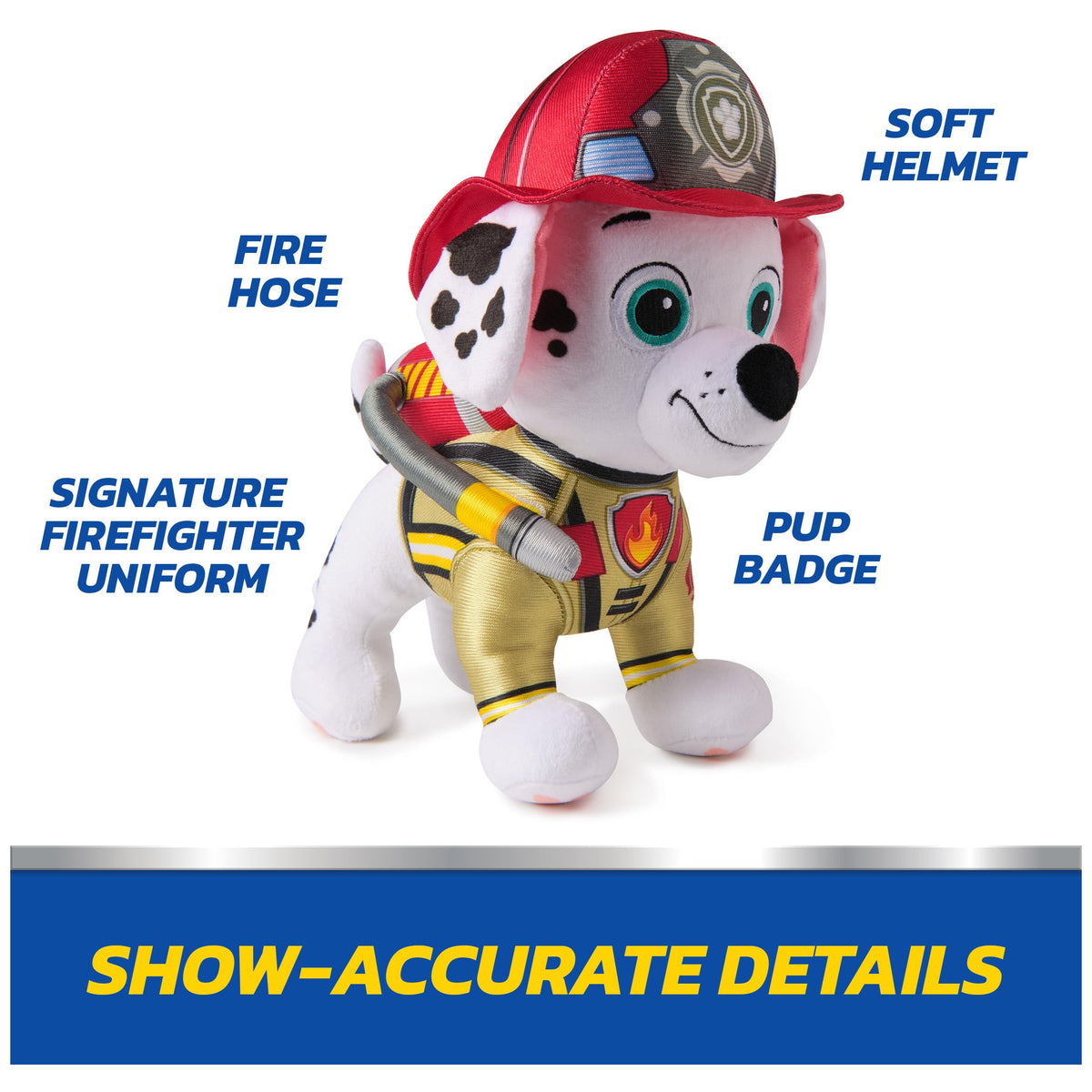 Paw Patrol Fire Rescue Marshall Plush Stuffed Animal Toy