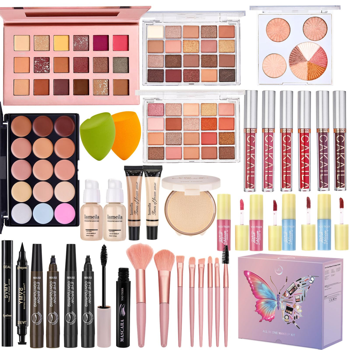 All in One Makeup Kit, Make Up Gift Set, Makeup Kit for Women Full Kit