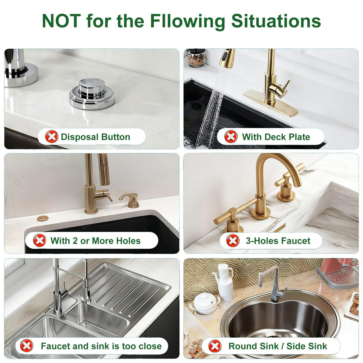 Stone Faucet Mat for Kitchen Sink, Diatomite Drying Stone Mat & Sink Protectors, Sink Water Splash Guard, Quick Dry Water Absorbing Non-Slip Stone Tray Prevent Moisture for Kitchen Bathroom Counter