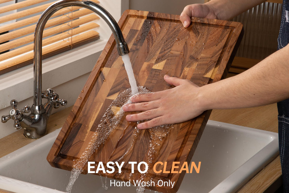 FYCTIO Walnut Cutting Board for Kitchen, Wooden Cutting Boards