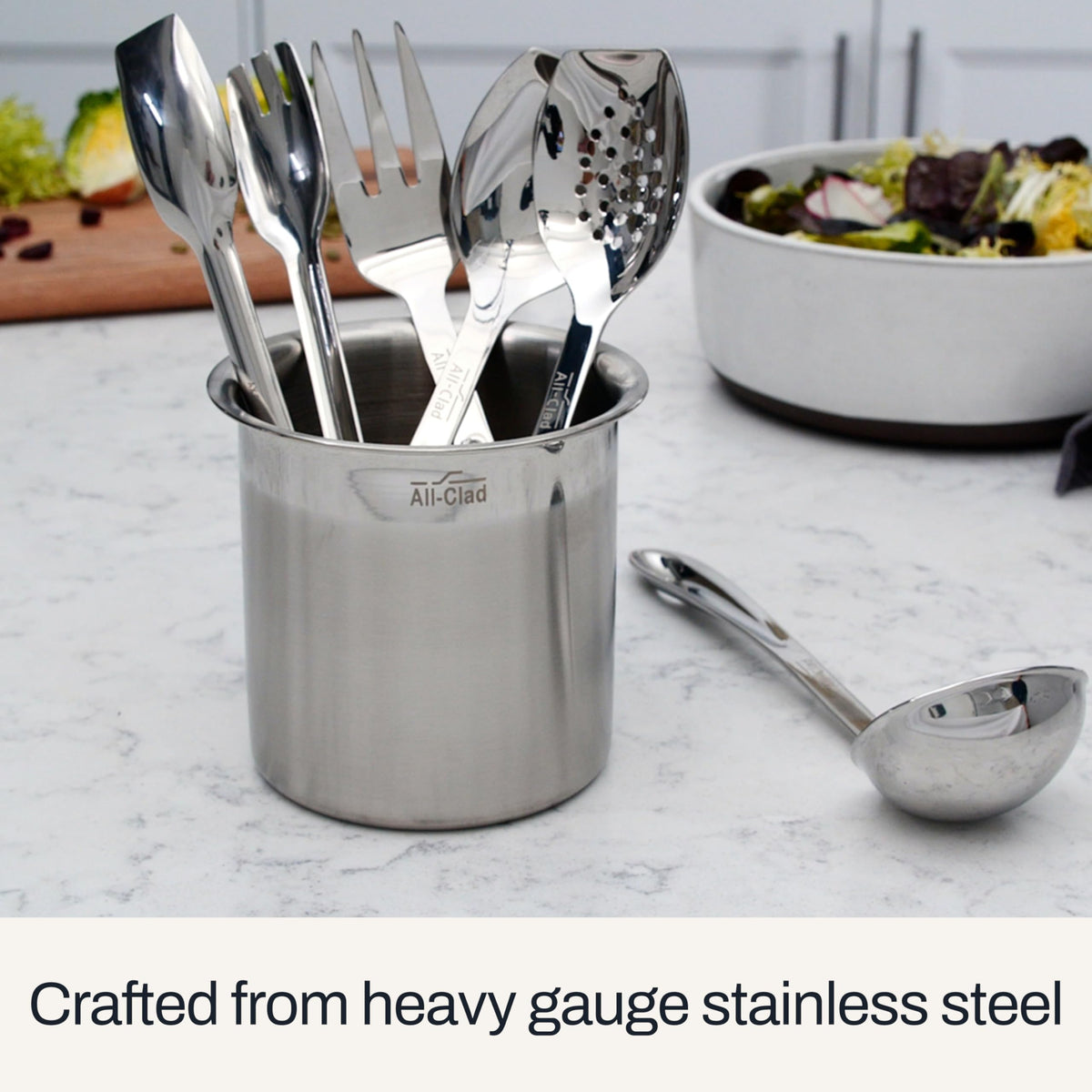 All-Clad Stainless Steel 9.5-inch Ladle, Kitchen Tools