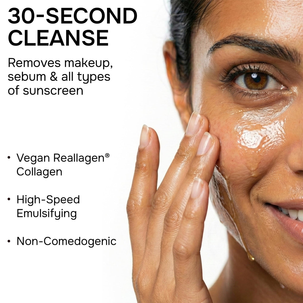 Cleansing Oil for Face - SPF, Buildup & Makeup Remover, Vegan - 6.76 fl oz