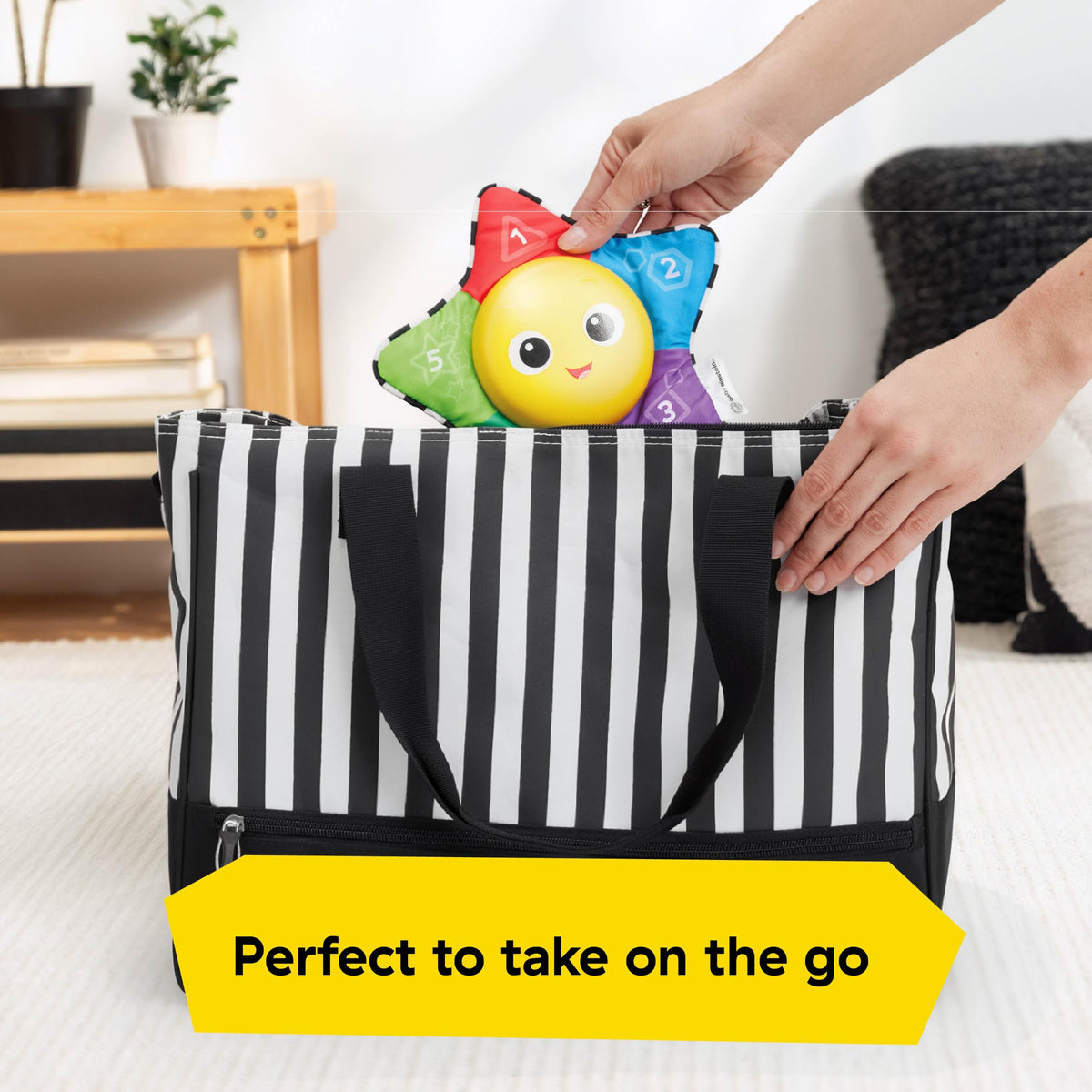 Baby Einstein Star Bright Symphony Plush Musical Take-Along Toy, Ages Newborn + (Pack of 1)