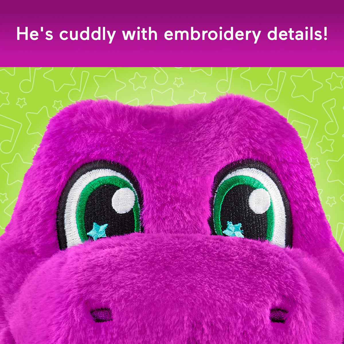 Fisher-Price Barney’s World Barney 10.5-inch Plush with Sounds