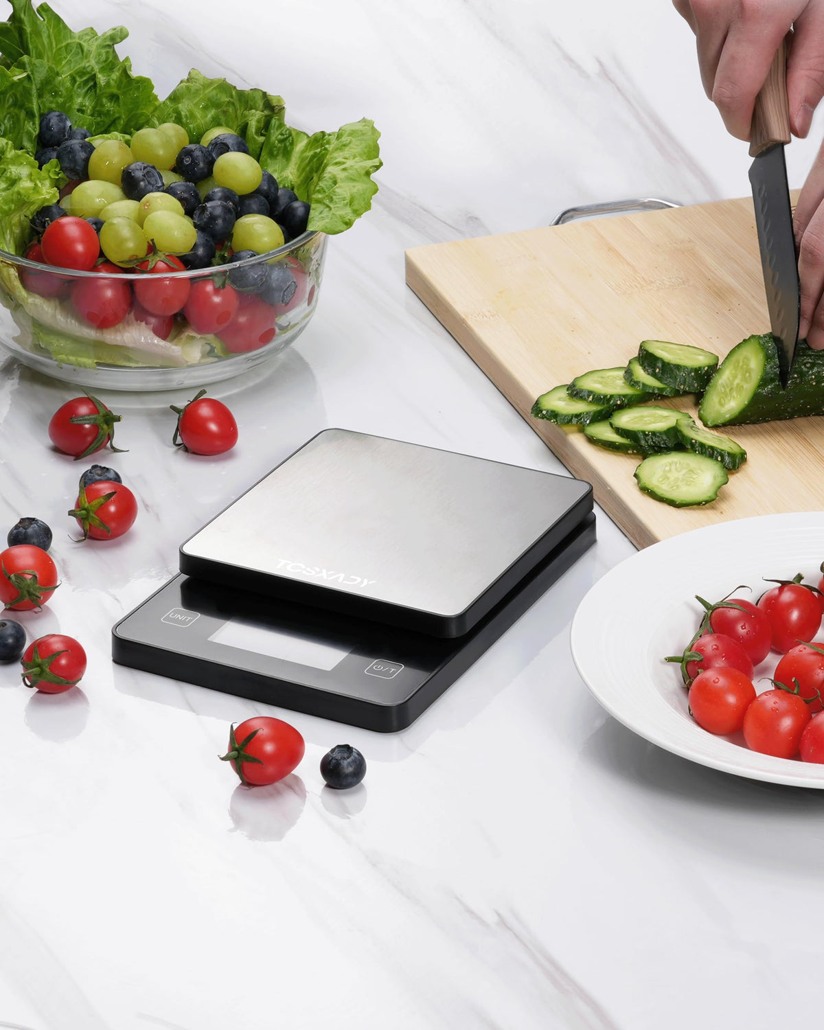 Tcsxady Food Scale 0.1g Precise Graduation,11lb Digital Kitchen Scale