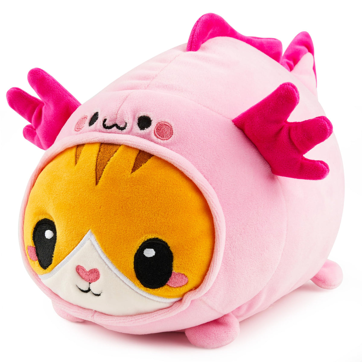 JOYIN Axolotl Plush Toy, Kawaii Axolotl Cat Plush Toy, 11" Soft Plushie, Cute Stuffed Animal Pillow for Kids and Adults, Birthday Gift for Boys and Girls