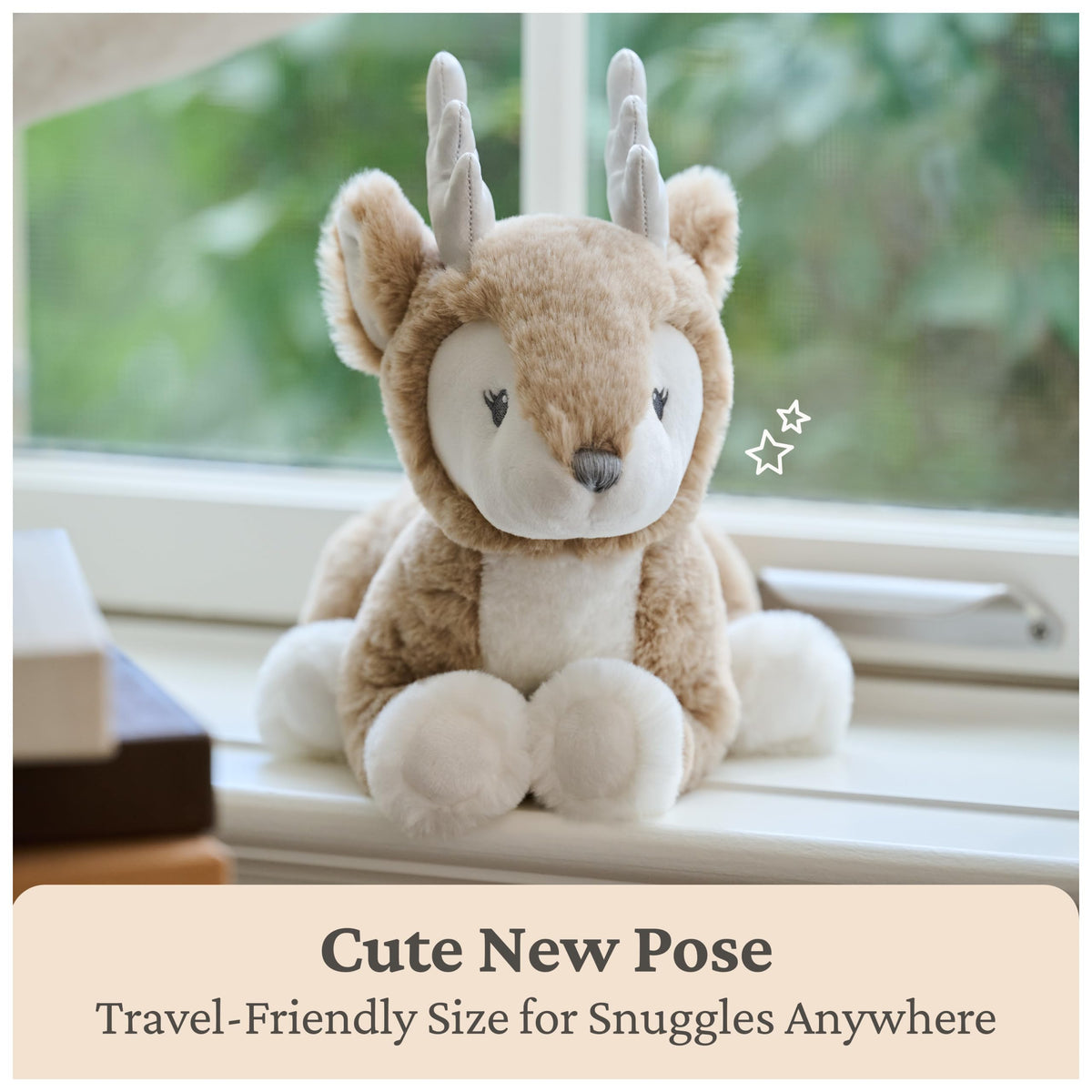 GUND Baby Playful Pals Maple Deer 10-Inch Plush Toy, Ages 0+