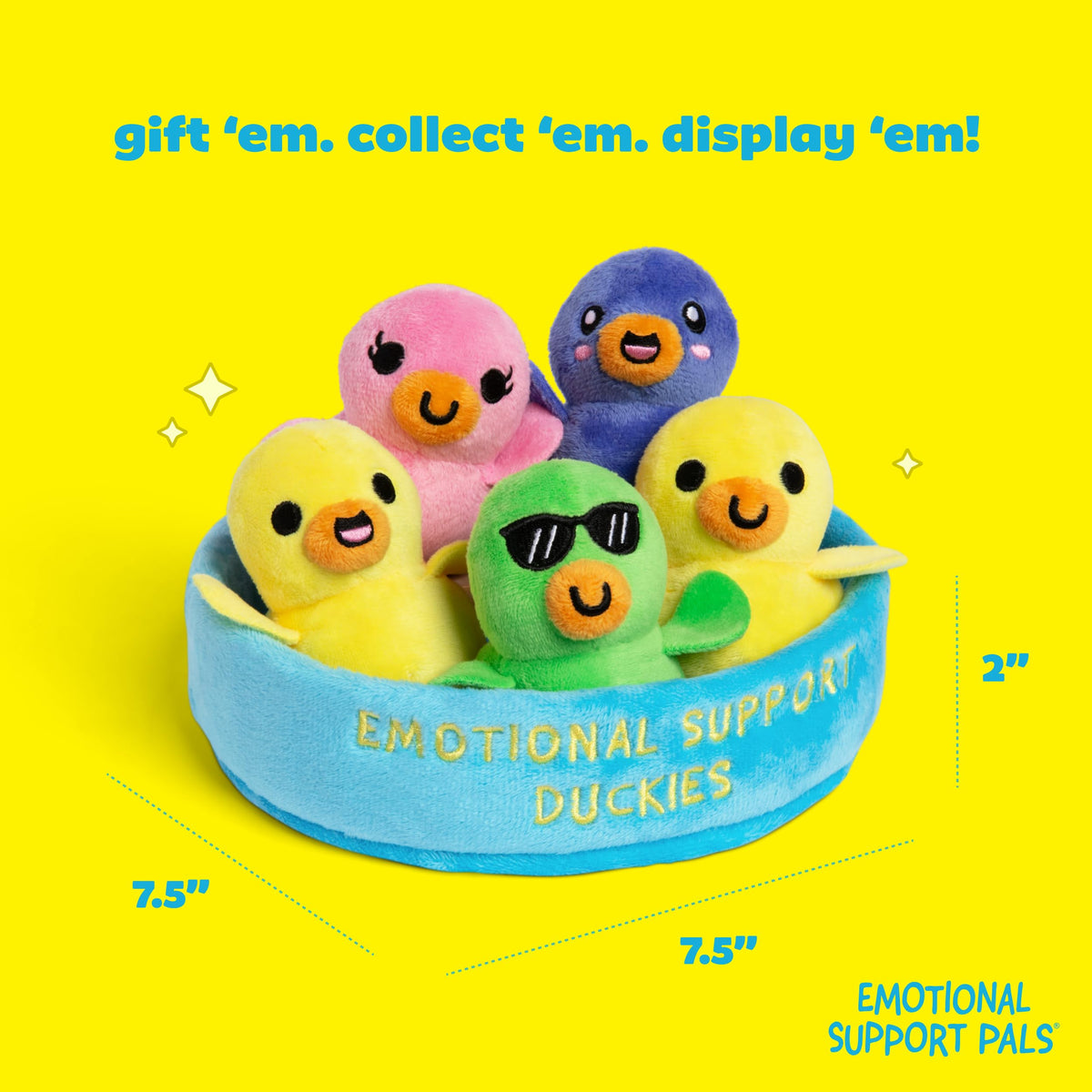 Emotional Support Pals Duckies, Cute Stuffed Animals by Relatable