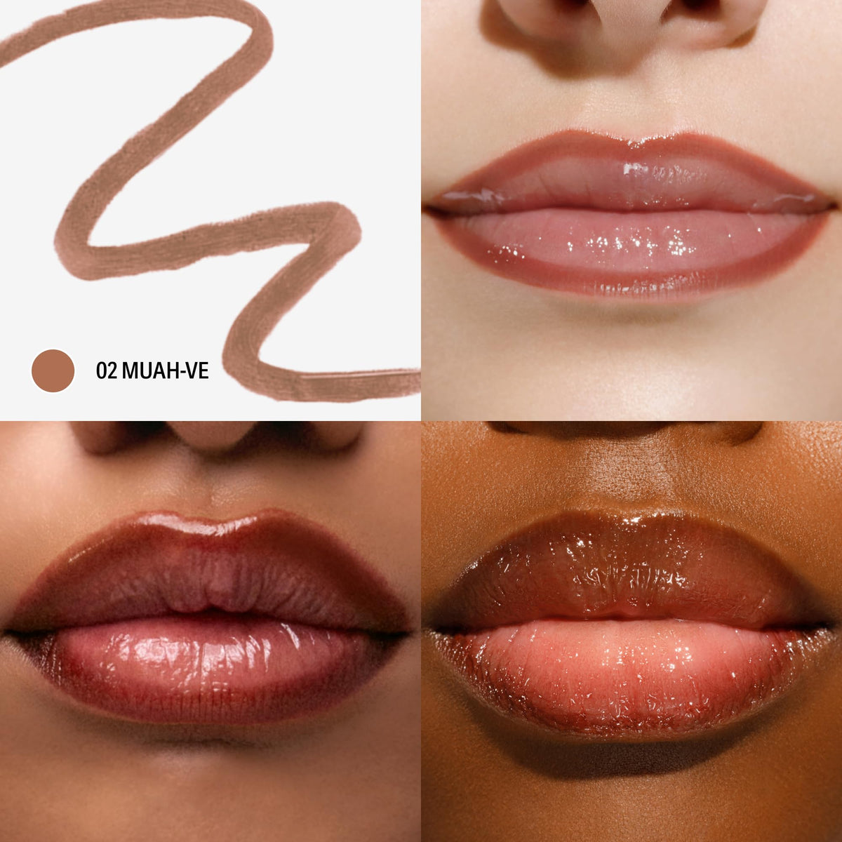 Sacheu Lip Liner STAY-N Peel Off Lip Stain, Longwear, MUAH-VE