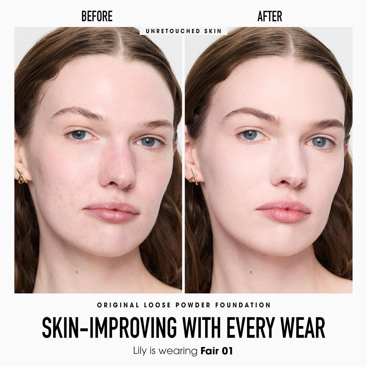 bareMinerals Original Get Started Kit 3-Piece Mineral Makeup Set, Fair, Vegan, Cruelty-Free & Dermatologist-Tested