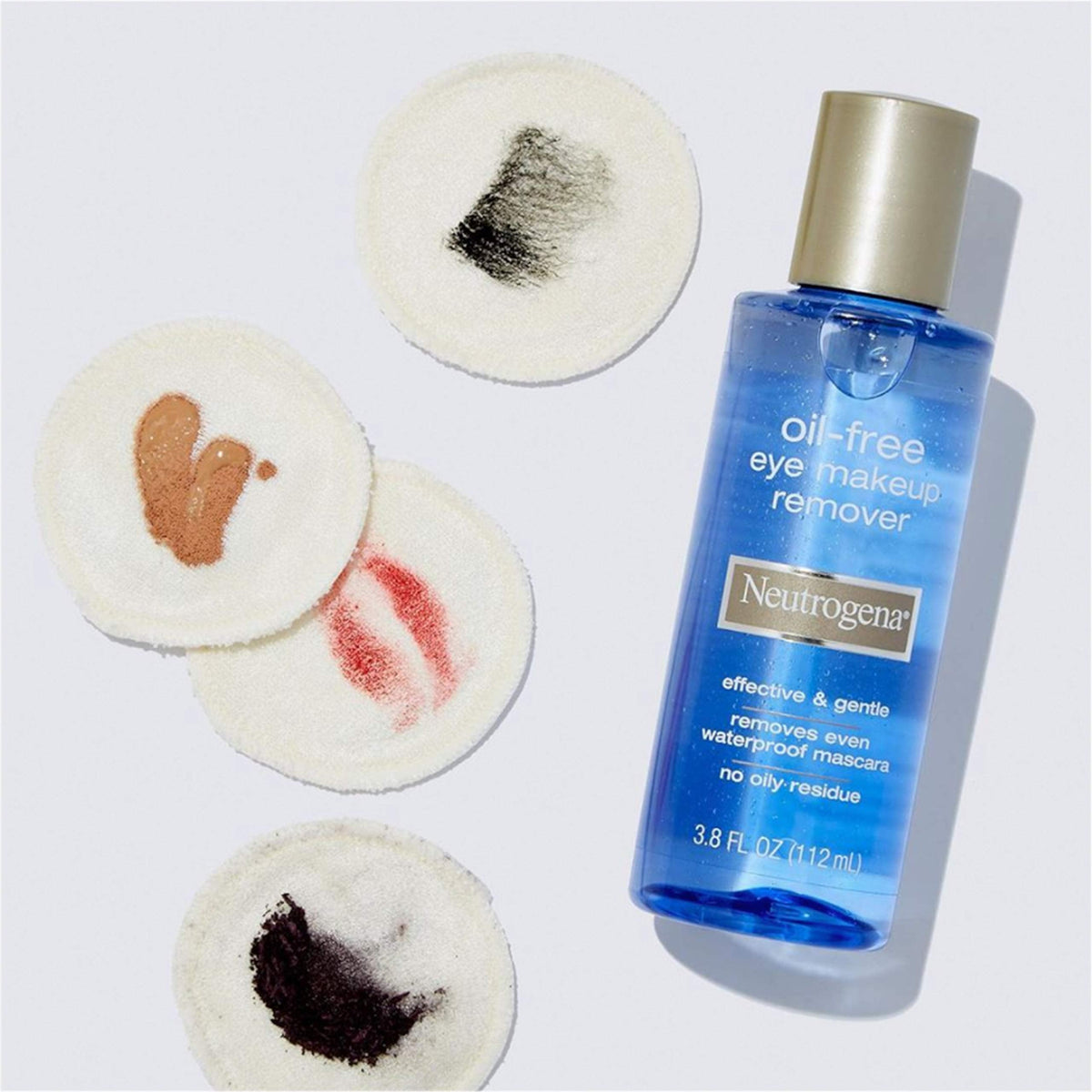 Neutrogena Gentle Oil-Free Eye Makeup Remover & Cleanser, 5.5 fl oz, 3 Pack