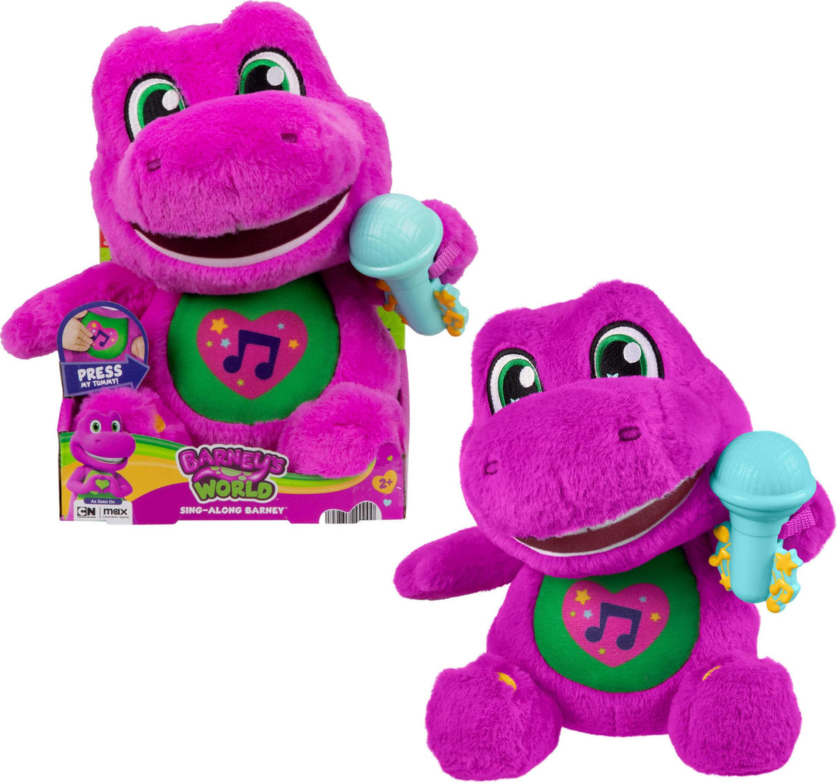 Fisher-Price Barney’s World Barney 10.5-inch Plush with Sounds