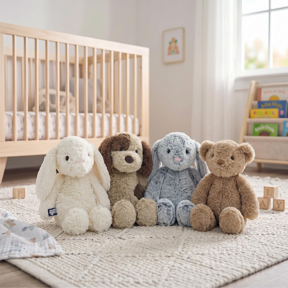 Snuggle Buddies Grace Goat Stuffed Animal, Soft Plush Toy for Ages 0+
