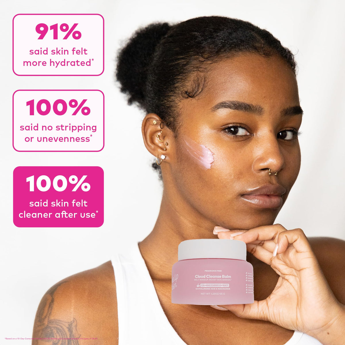 The Original MakeUp Eraser Cloud Cleanse Balm, Melting Cleanser Makeup Remover Balm for Face, 80g/2.82oz