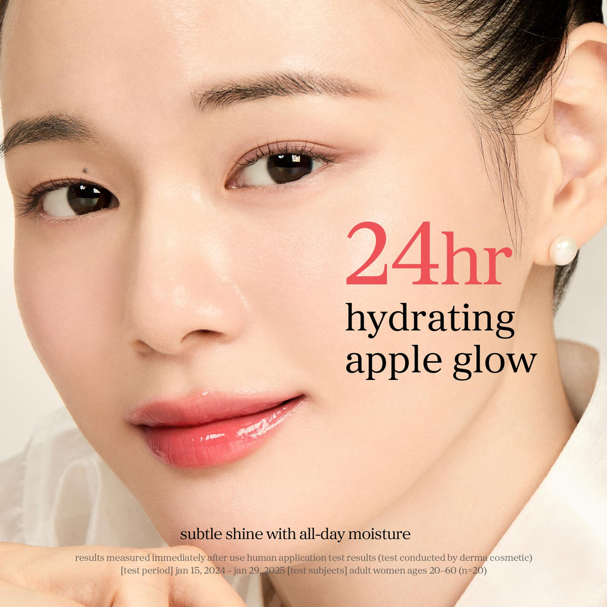 NOONI Korean Lip Oil - Appleberry - Plumping & Hydrating Tinted Lip Gloss