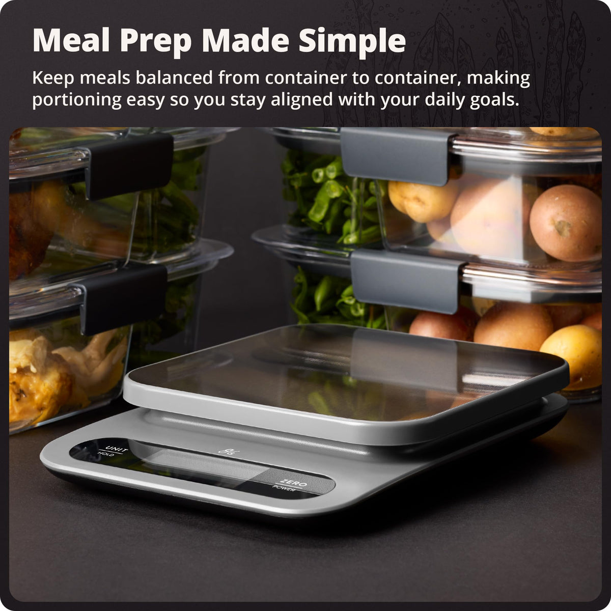 Greater Goods Digital Food Scale for Kitchen & Baking, 22lb High Capacity