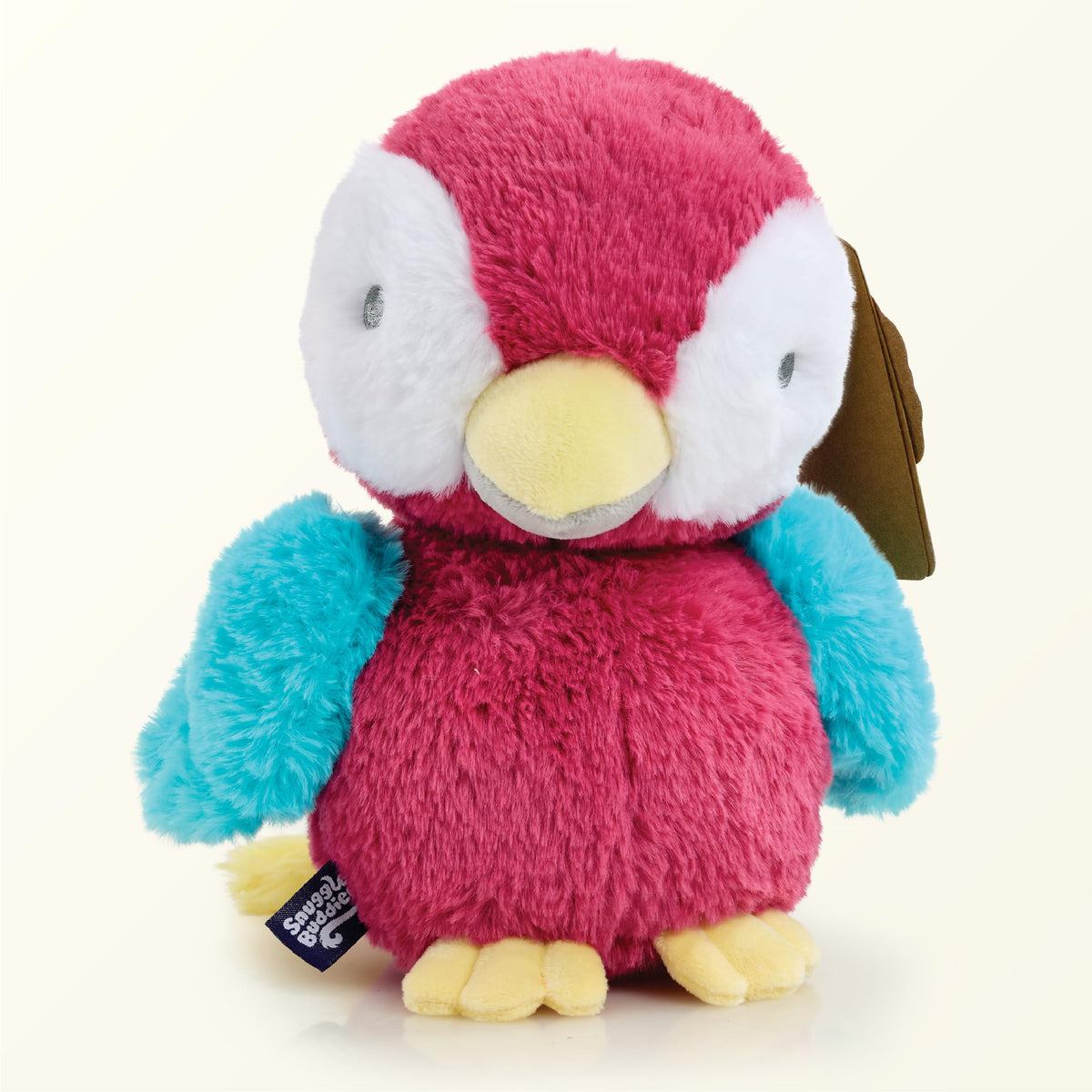 Snuggle Buddies Pippa Parrot Stuffed Animal, Soft Plush Toy for Ages 0+