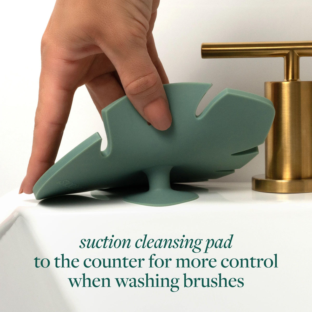 EcoTools Brush Cleaner Mat + Deep Clean Shampoo Bundle, 2 Piece Set