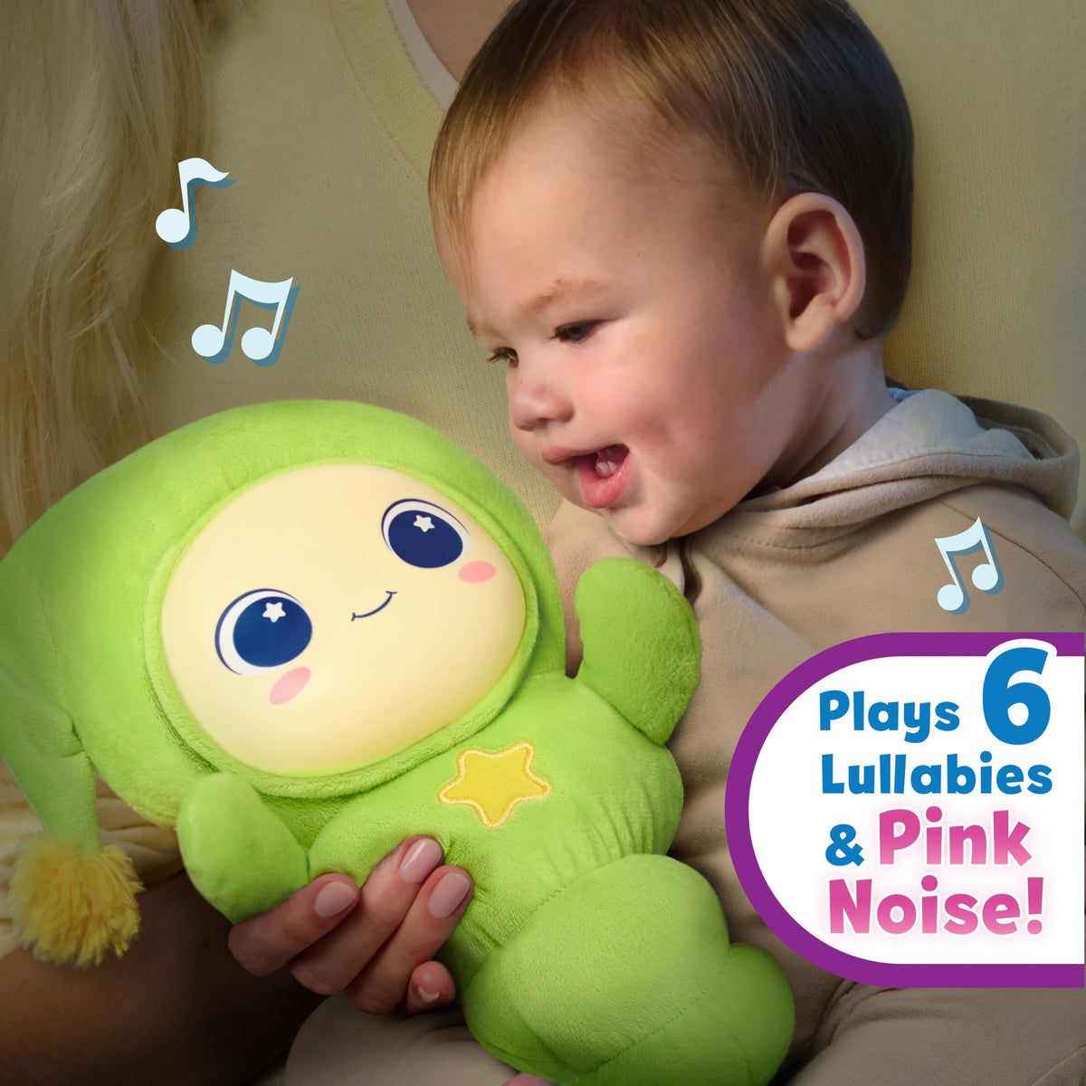 Playskool Glo Worm Soothing Plush Night Light with Sounds & Lullabies