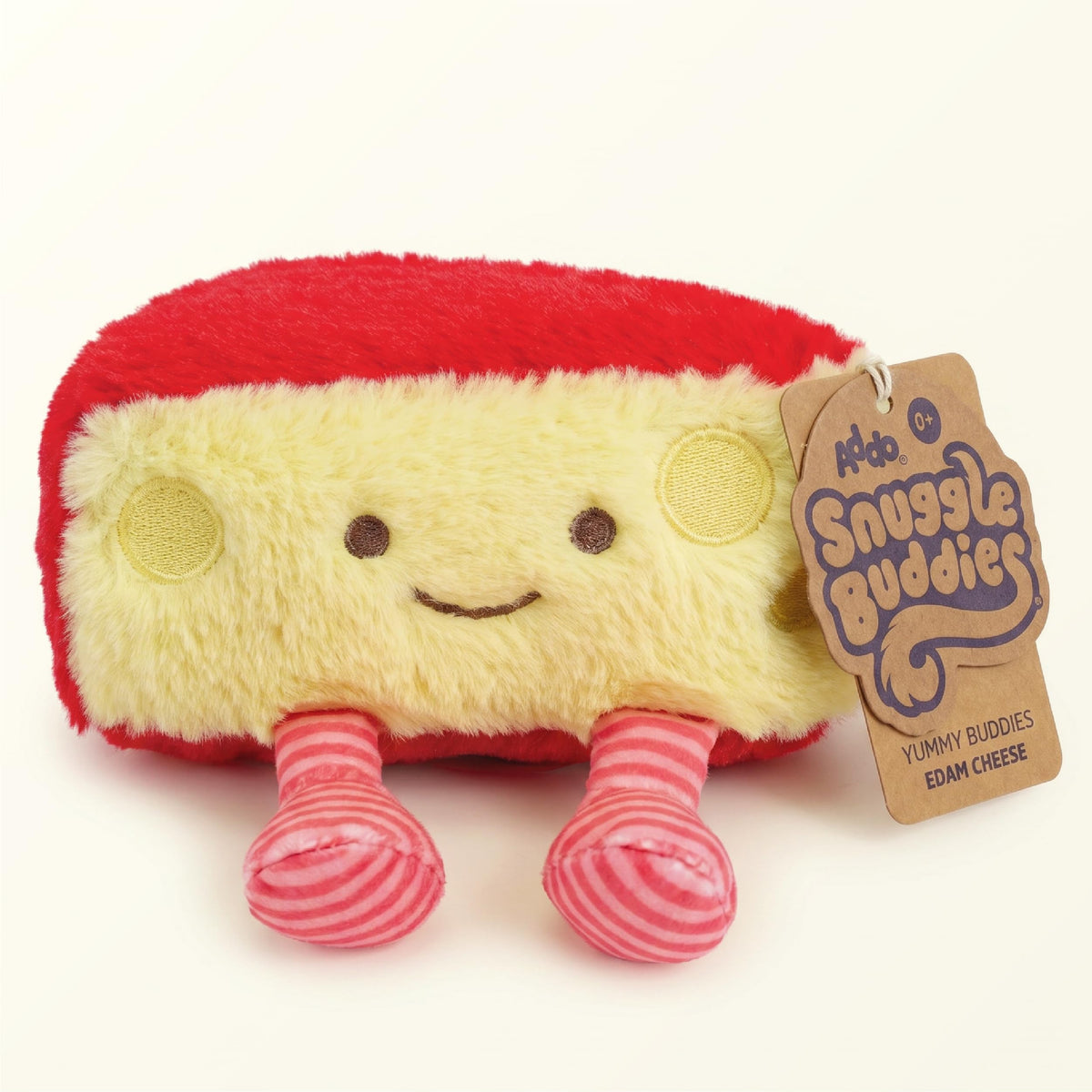 Snuggle Buddies Yummy Buddy Cheese Plush Toy, for Ages 0+