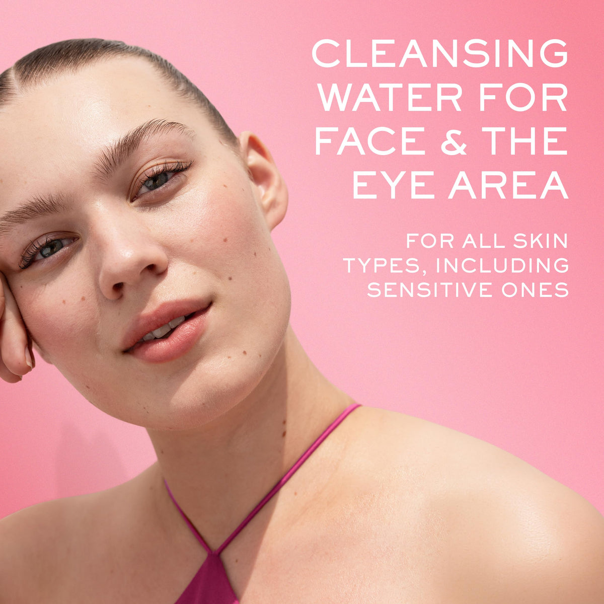 NUXE Micellar Water for Sensitive Skin with Rose Water Extract, 6.7 Fl Oz