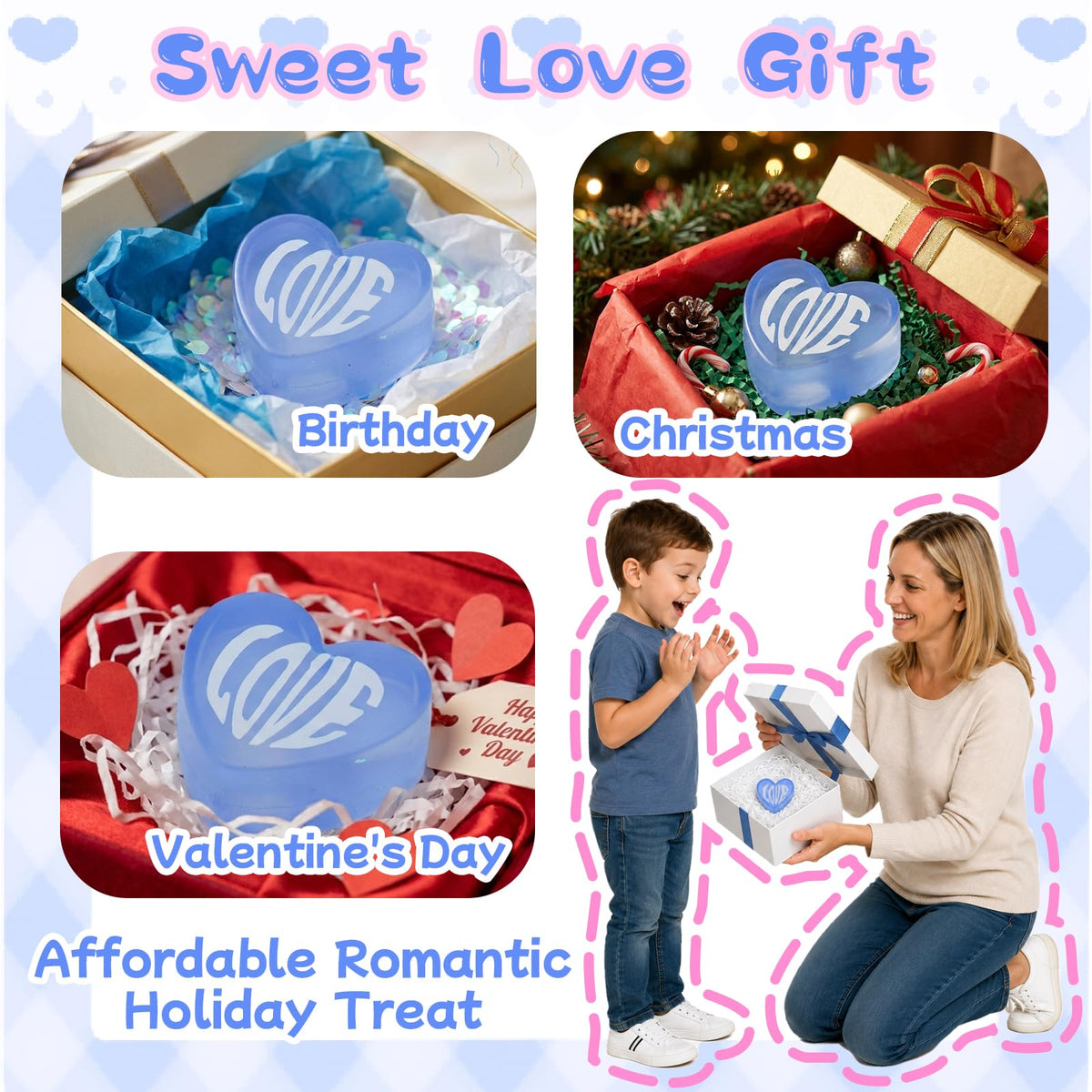 Heart Sensory Toys, Soft Squeeze Toys, Anxiety Relief