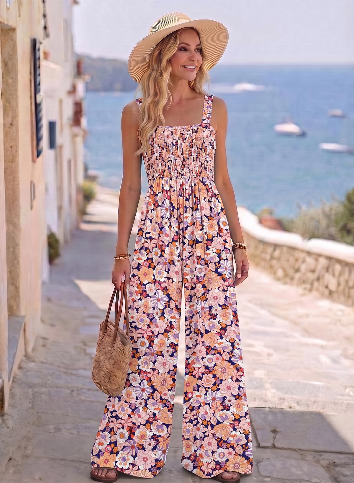 Dokotoo Jumpsuits for Women Summer Rompers Overalls One Piece Outfits Black