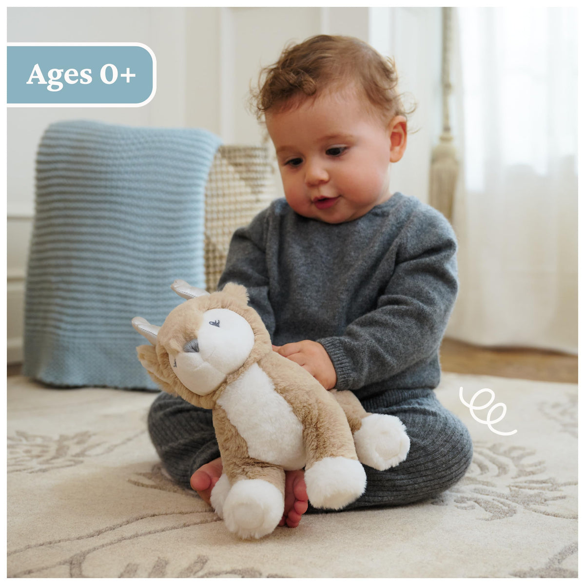 GUND Baby Playful Pals Maple Deer 10-Inch Plush Toy, Ages 0+