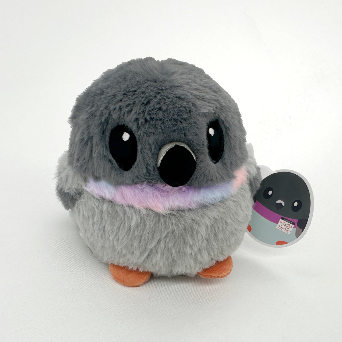 Pigeon Bird Plush with Weighted Fidget Beads. Stress Ball Rock Dove