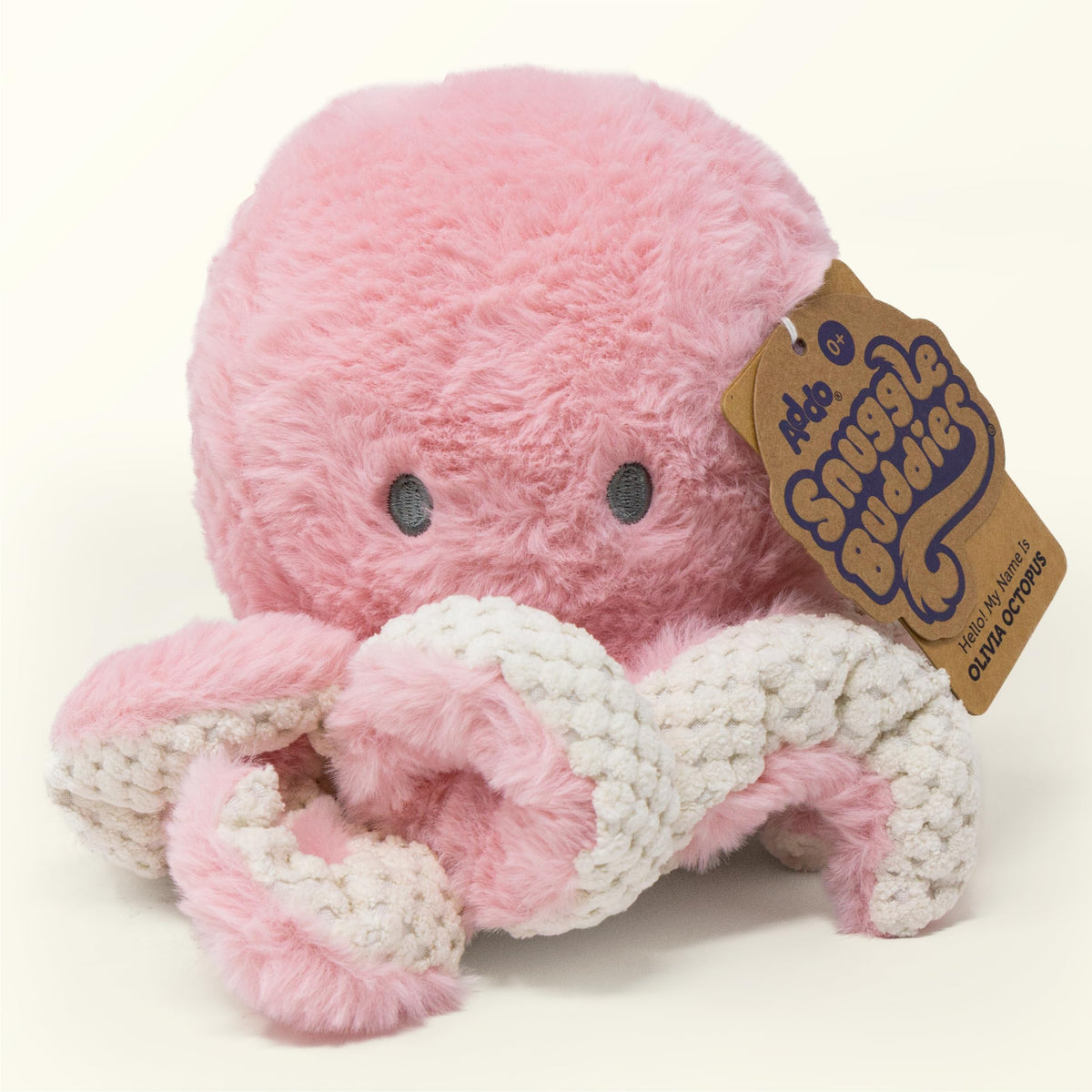 Snuggle Buddies Olivia Octopus Stuffed Animal, Soft Plush Toy for Ages 0+