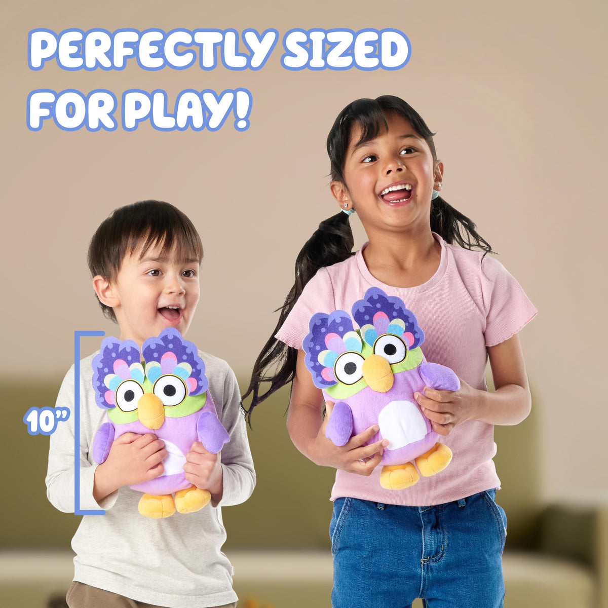 Bluey Chattermax Talking Plush, 10-Inch Toy with 6 Phrases
