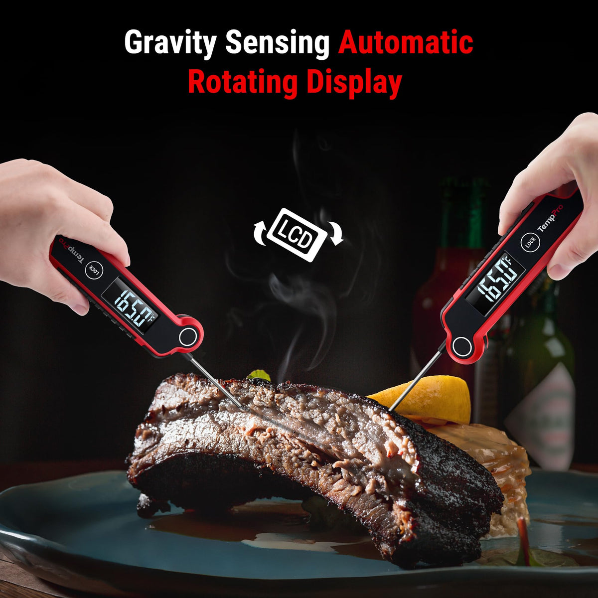 TempPro TempSwift 0.5 SEC Instant Read Meat Thermometer Digital