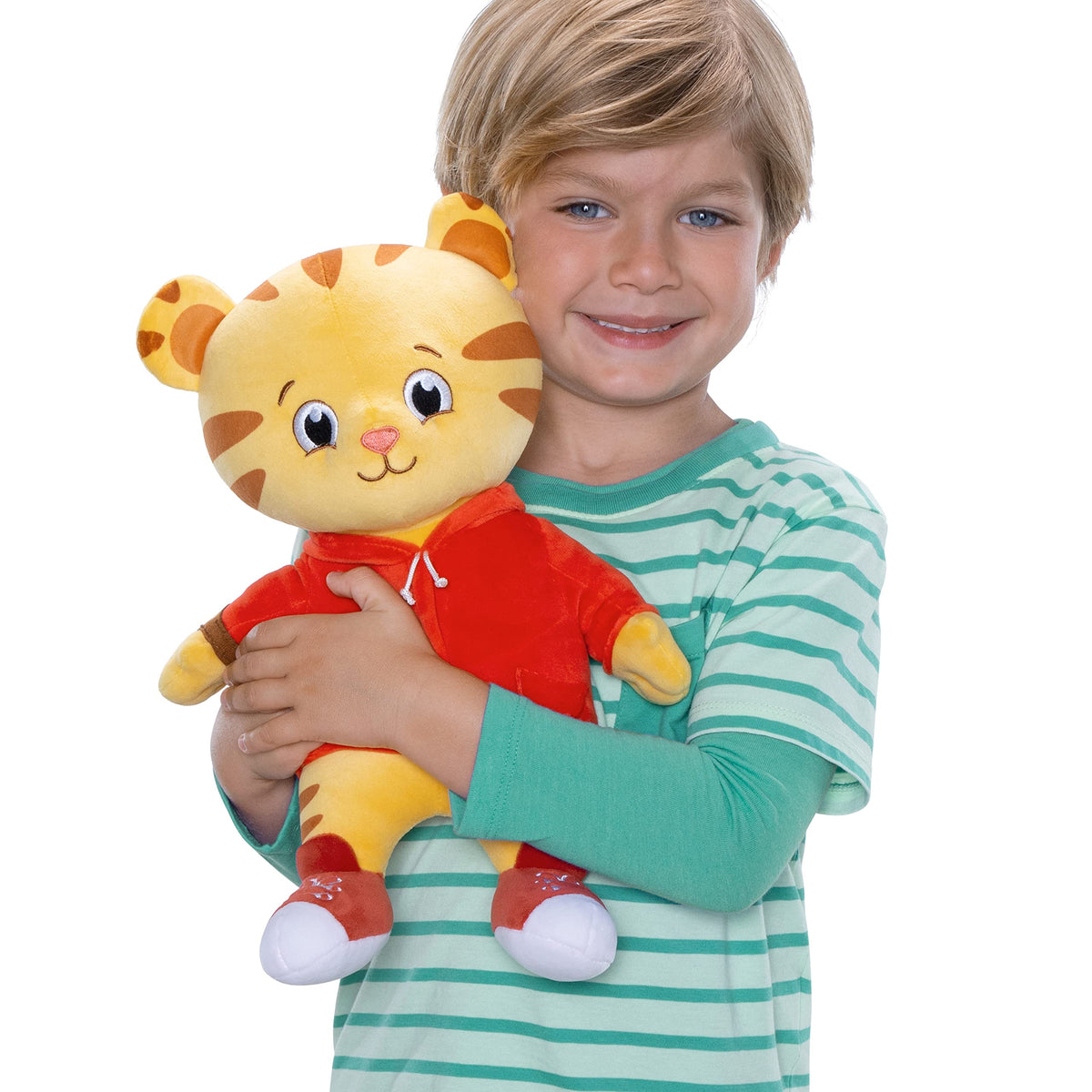 Daniel Tiger's Neighborhood Cuddle Up Daniel Tiger Plush Toy Super Soft Kids Character Stuffed Plush Toy - Polyester Microfiber - for Boy and Girls, 12 Inches Tall!