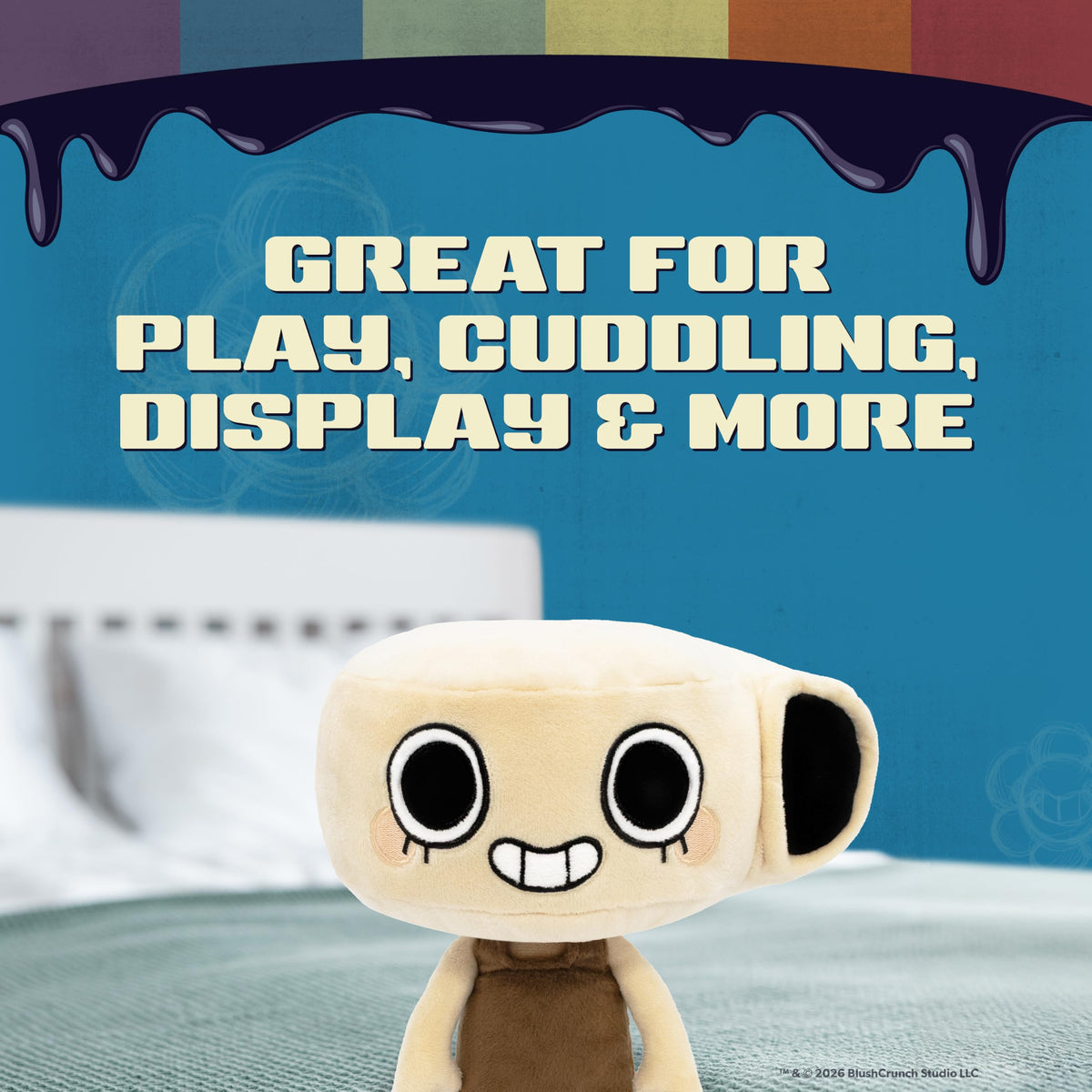 Culture Fly Dandy's World 12" Plush Toys I Officially Licensed Collectable Plush Dolls (Shelly)