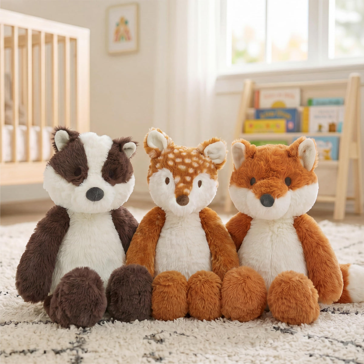 Snuggle Buddies Florence Fawn Stuffed Animal, Soft Plush Toy for Ages 0+
