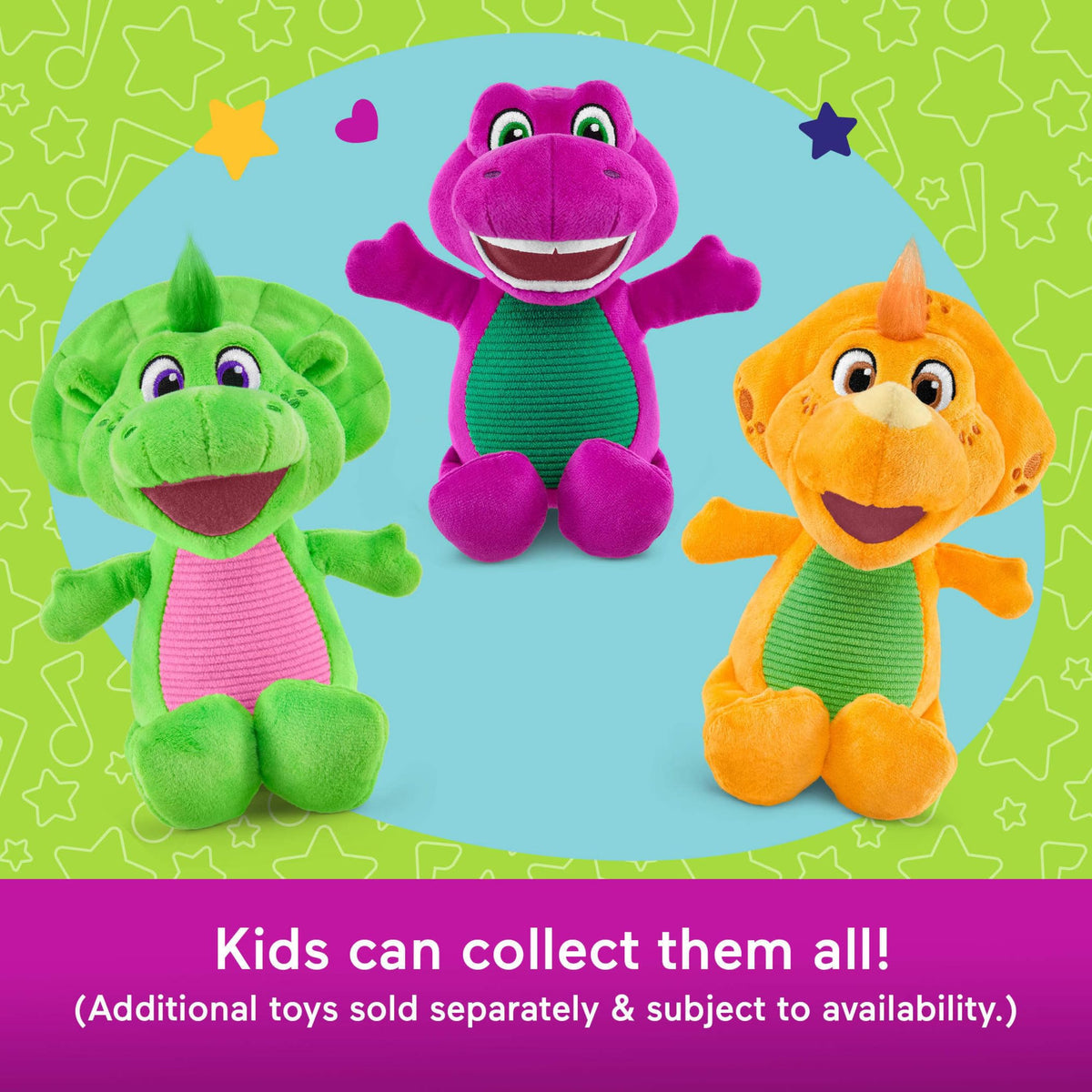 Barney Fisher-Price World Baby Bop 8-inch Dinosaur Plush