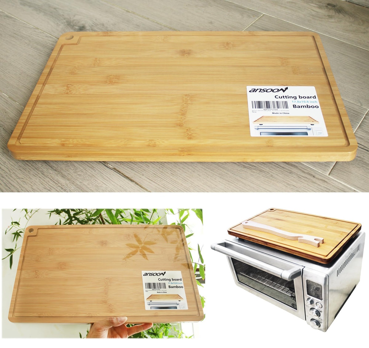 Bamboo Cutting Board Compatible for Breville BOV800XL 860BSS 845BSS Oven