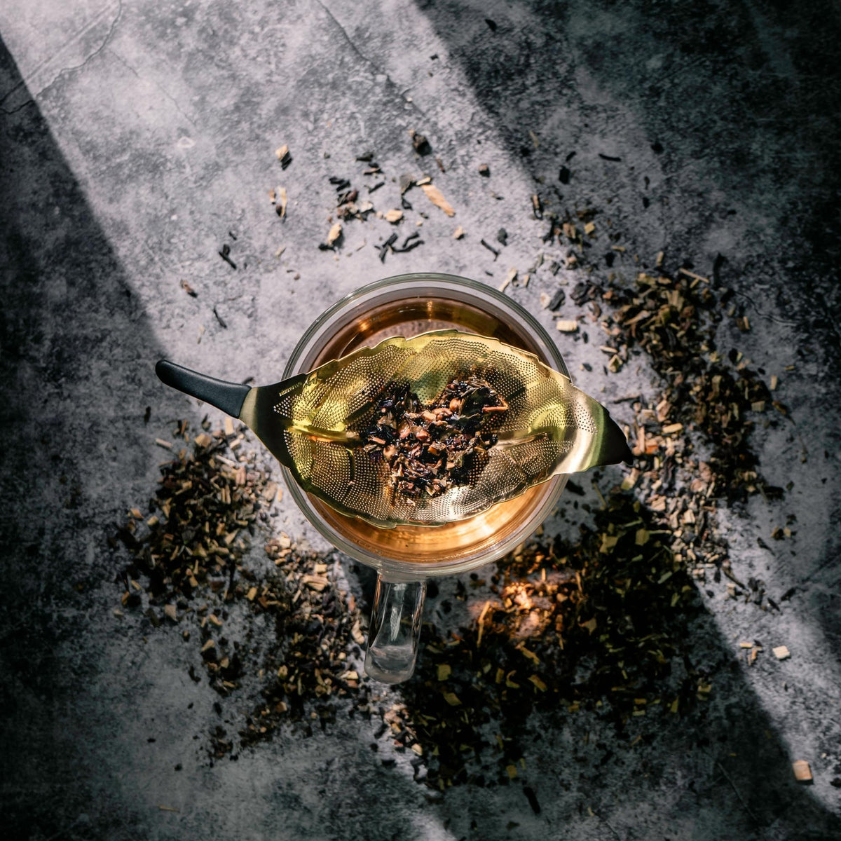 Gold Tea Strainers For Loose Tea Mesh Tea Strainer Stainless Steel Reusable Leaf Shape Tea Infuser Loose Leaf Tea Strainer Tea Filter Mesh