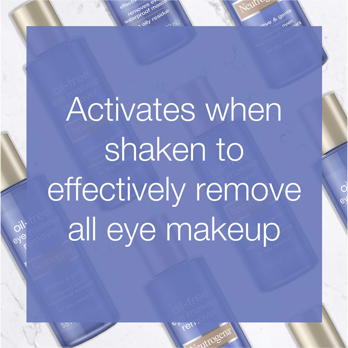 Neutrogena Gentle Oil-Free Eye Makeup Remover & Cleanser, 5.5 fl oz, 3 Pack