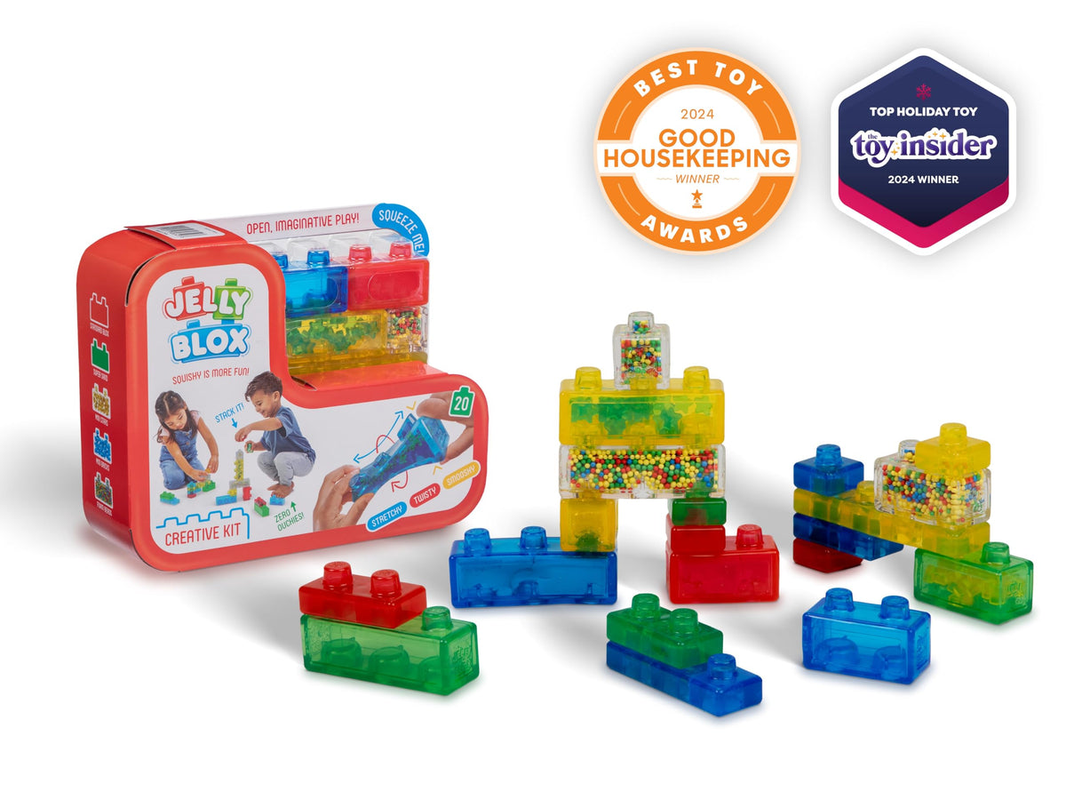 Jelly Blox Creative Kit | Includes 20 Blocks | Toddler & Preschool